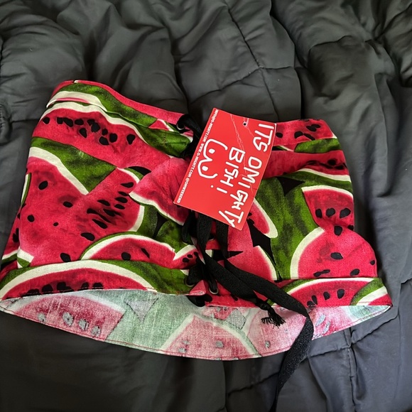 O Mighty watermelon baby tie up tube top size medium NEW NWT - Picture 7 of 8